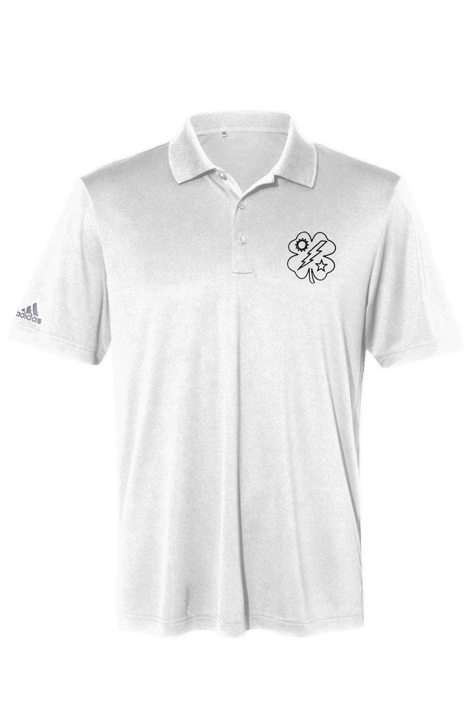 White Clover Adidas Performance Polo