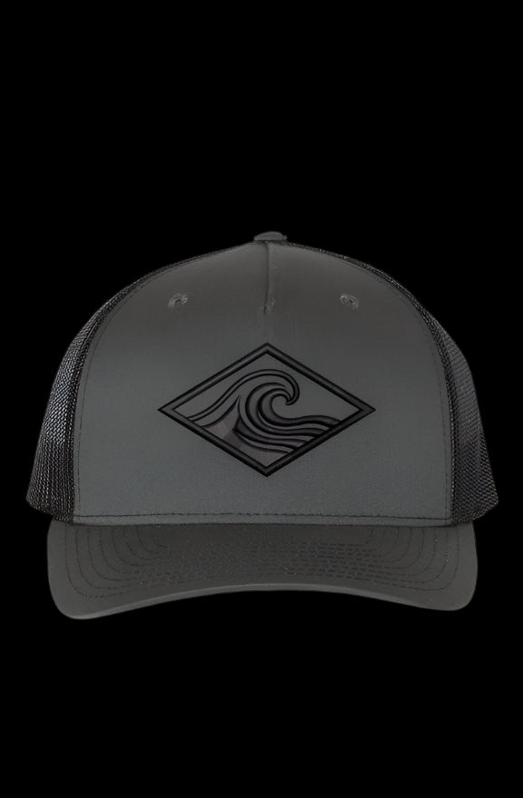 Wave Puff Richardson Five Panel Trucker Cap